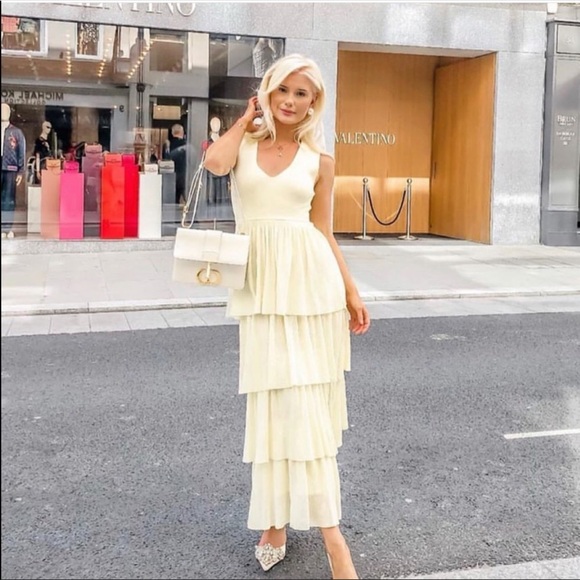 zara ruffled knit dress